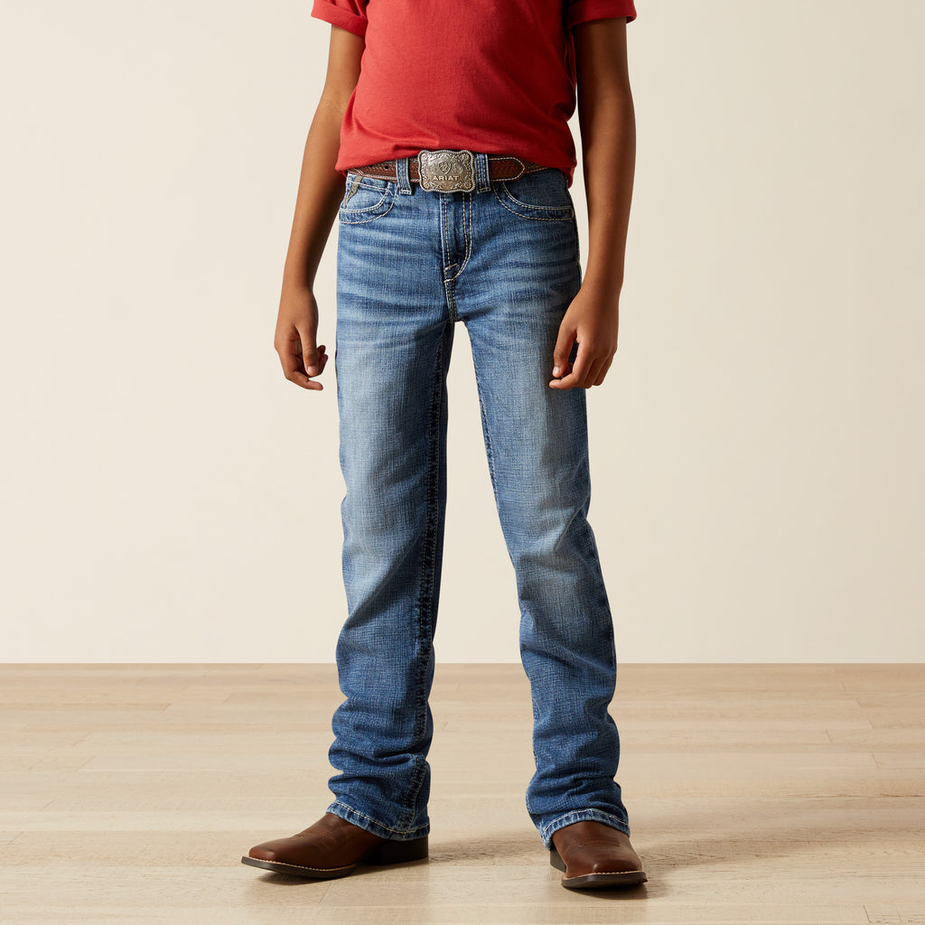 Ariat Kids' B4 Relaxed August Boot Cut Jeans - 10061721