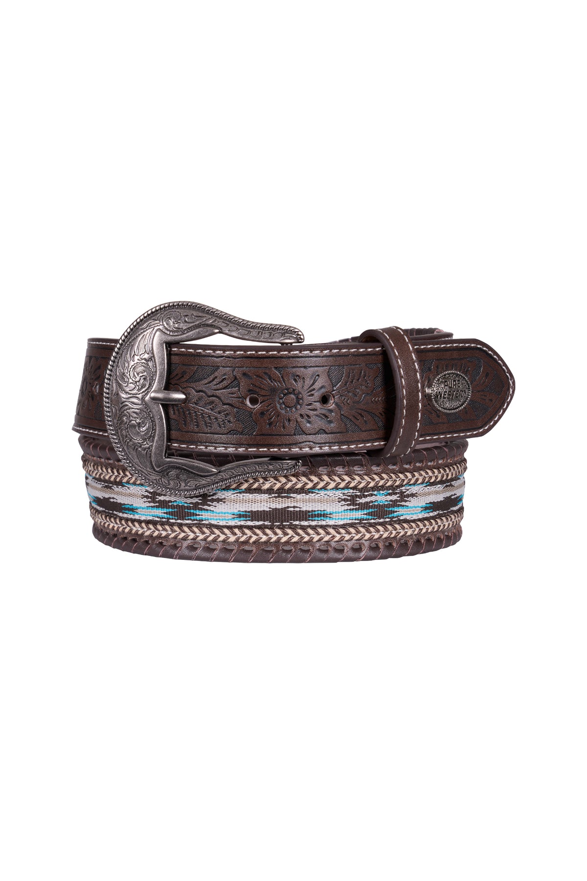 Pure Western Lynton Belt - Dark Tan - P6S1962BLT