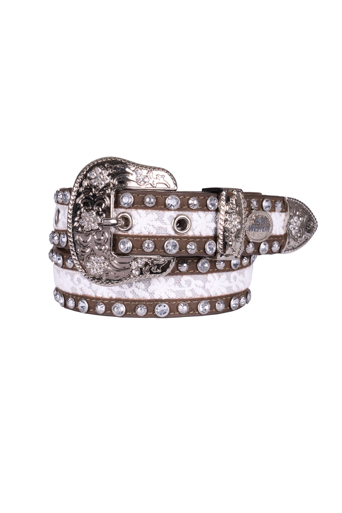 Pure Western Kids' Elaine Belt - Chocolate - P6S5904BLT