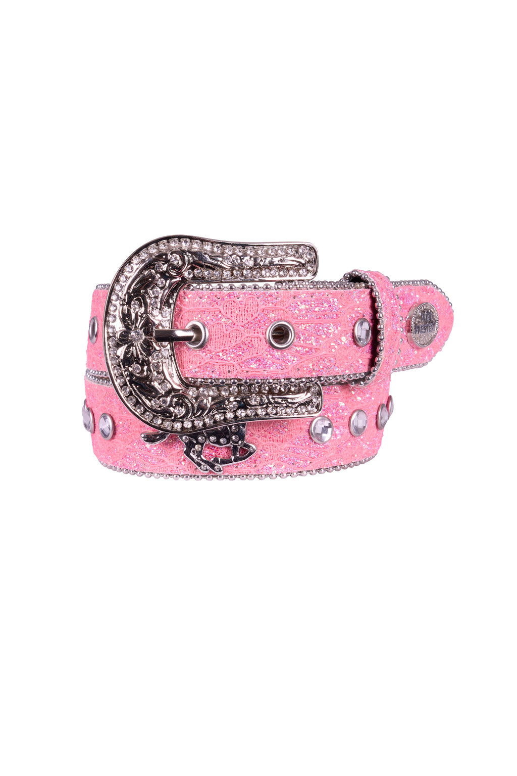 Pure Western Kid's Betina Belt - Hot Pink - P6S5905BLT