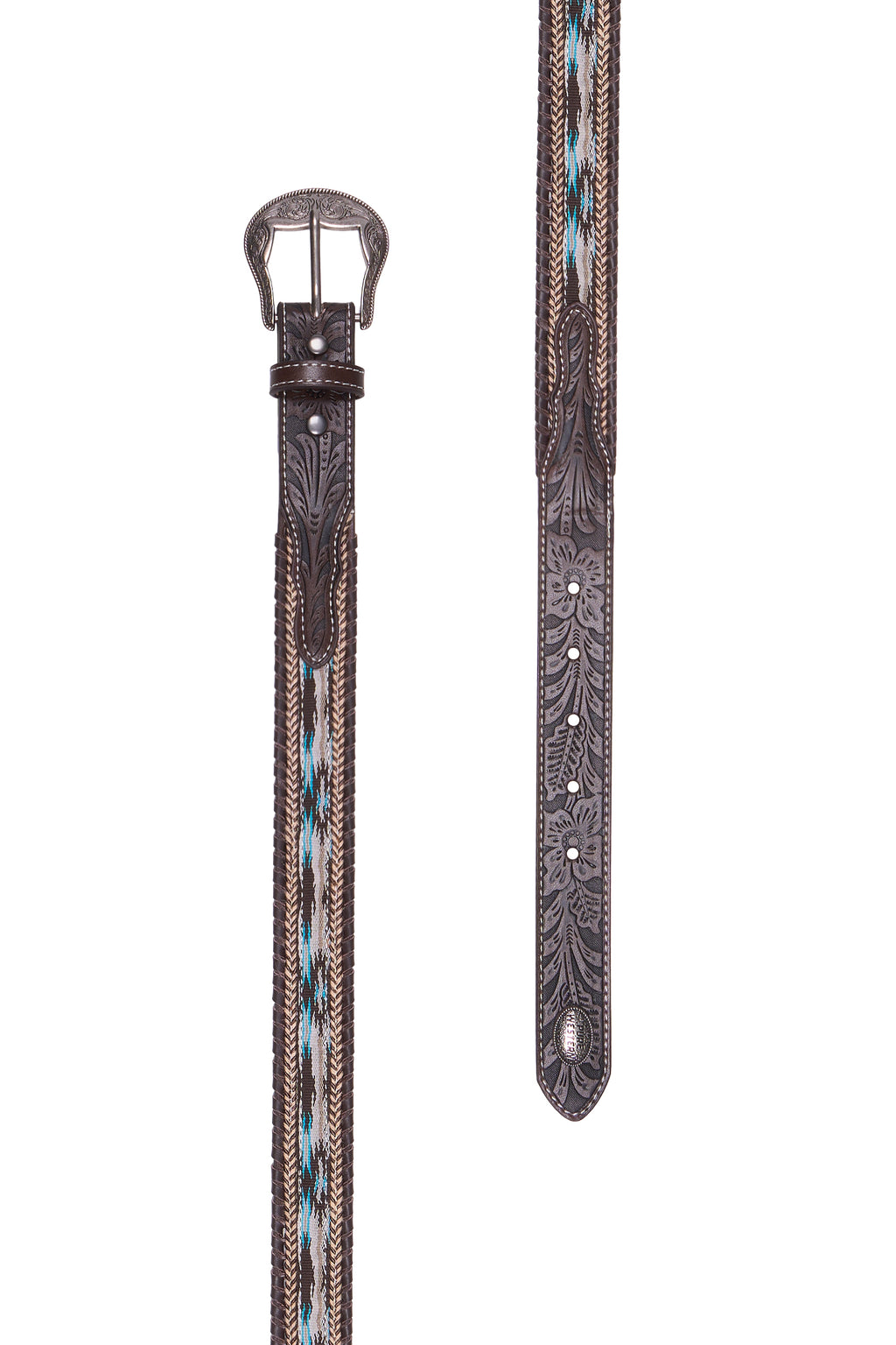 Pure Western Kids' Lynton Belt - Dark Tan - P6S7945BLT