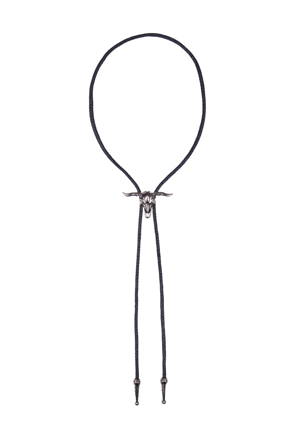 Pure Western Steerhead Bolo Tie - Silver - PCP1976BOL