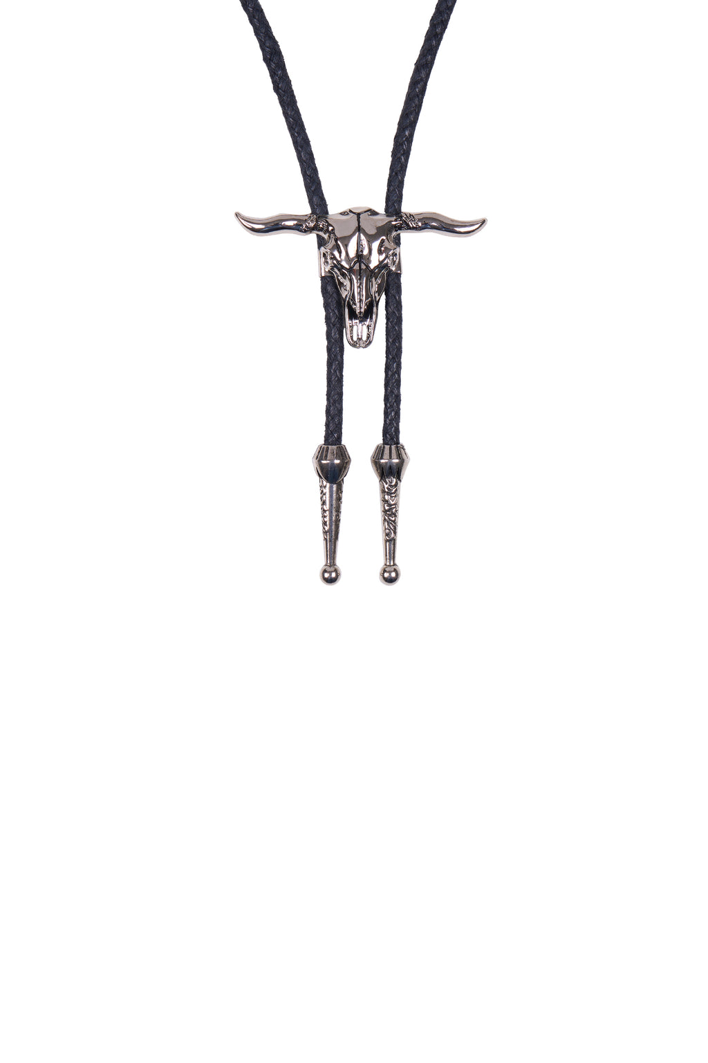 Pure Western Steerhead Bolo Tie - Silver - PCP1976BOL