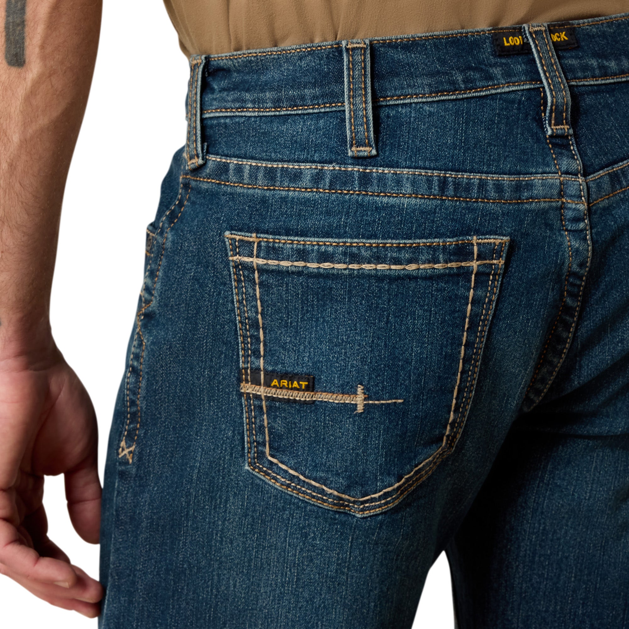 Ariat Men's Rebar M7 DuraStretch Edge Stackable Straight Leg Jean - 10034628