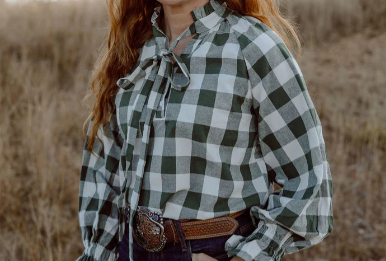 Black Colt Clothing Gabby - Khaki Check