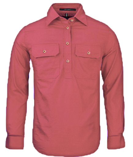 Pilbara Women's Closed Front L/S Shirt RM300CF