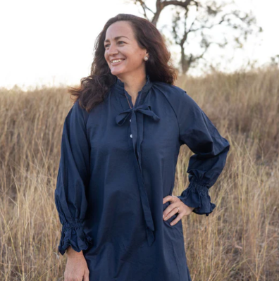 Black Colt Gabby Dress - Navy