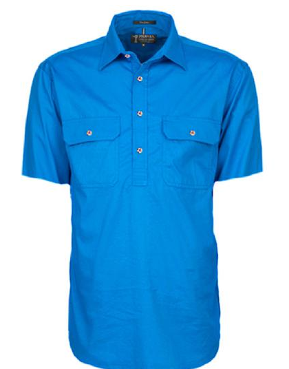 Pilbara Men's Closed Front S/S Shirt RM200CFS