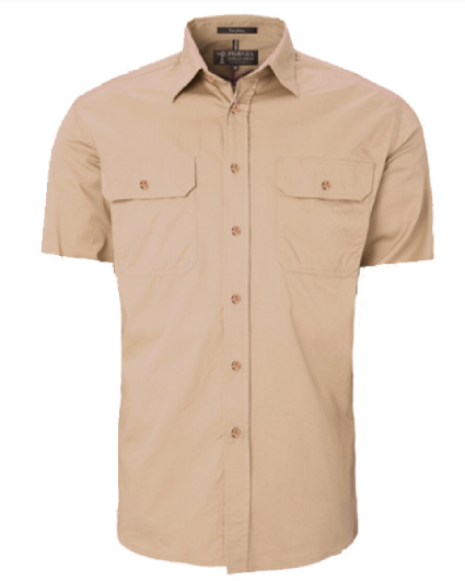 Pilbara Men's Open Front S/S Shirt RM500BTS