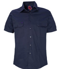 Ritemate Men's Open Front Short Sleeve Work Shirt RM1000S