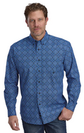 Roper Men's Amarillo Collection Print Shirt - 01326016