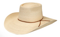 Sunbody Reata III Palm Leaf Hat - Natural/Brown - HG45+R3