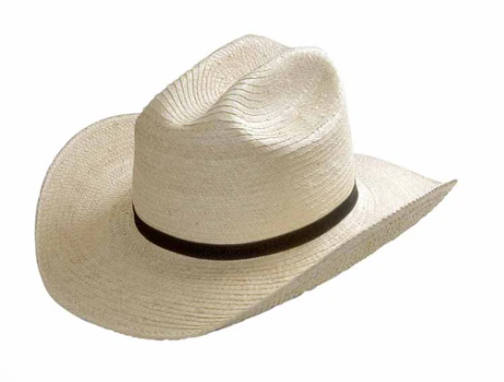 Sunbody Kids Cattleman Palm Leaf Hat - Natural - HGKC
