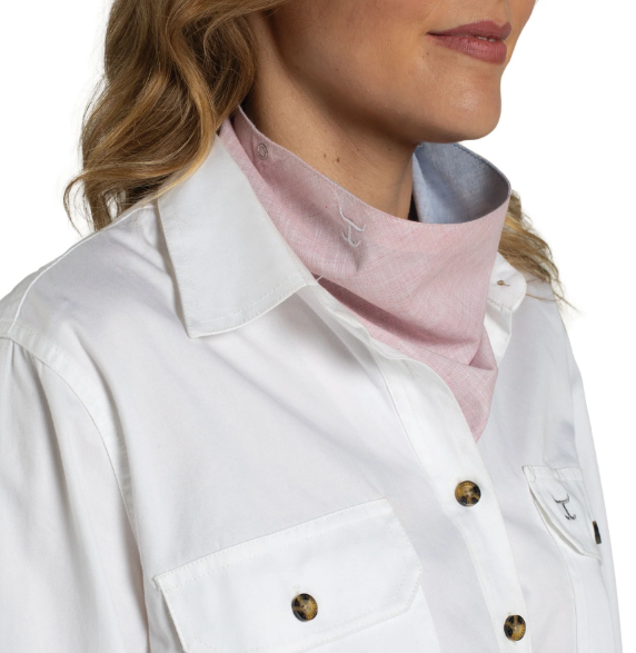 Just Country Women's Carlee Double Sided Scarf - Powder Pink/Powder Blue - SCF2628