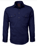 Ritemate Closed Front L/S Work Shirt - RM100CF