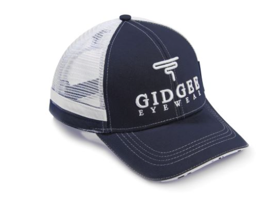 Gidgee Eyewear Trucker Cap - Navy Blue & White - GE058