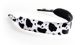 Gidgee Sunglass Strap - Black & White Cow Pattern - GE017
