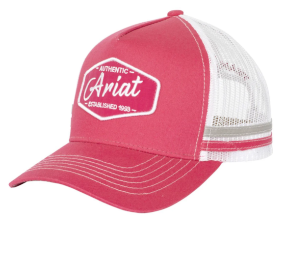 Ariat Est. Patch Trucker Cap - Raspberry - AC2207