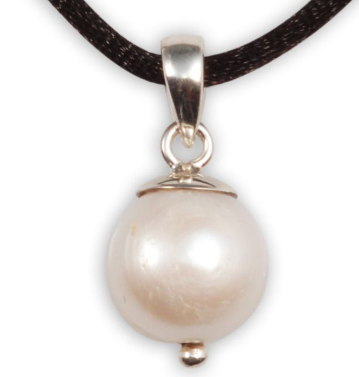 MCJ Sterling Silver Freshwater Pearl Handmade Pendant - NP0209