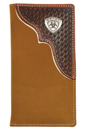 Ariat Rodeo Wallet - Basket Weave Overlay - WLT1110A