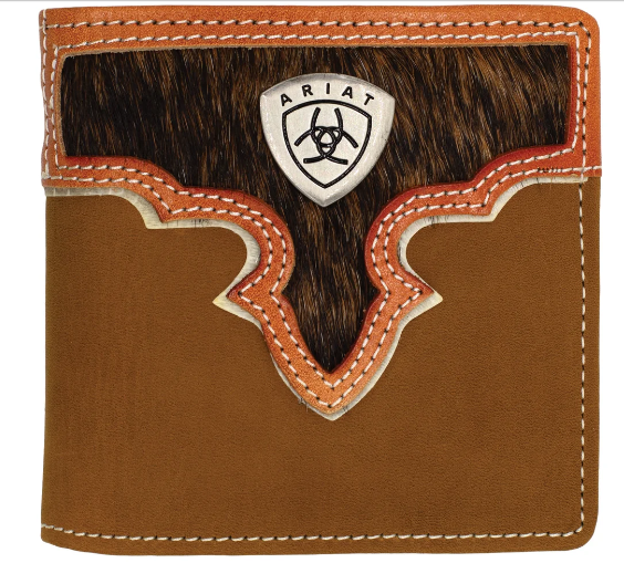 Ariat Bi-Fold Wallet - Two Toned Hair On - WLT2108A