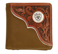 Ariat Bi-Fold Wallet - Tooled Overlay - WLT2112A