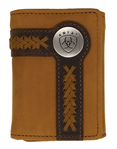 Ariat Tri-Fold Wallet - Accent Overlay - WLT3102A
