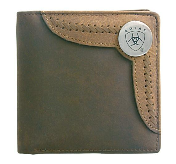 Ariat Bi-Fold Wallet - Two Toned Accents - WLT2103A