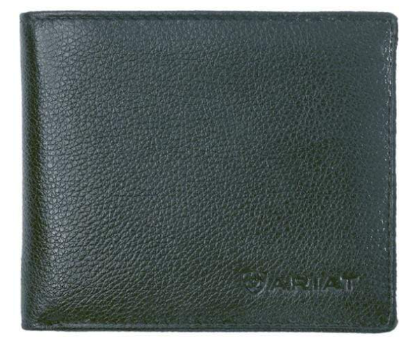 Ariat Bi-Fold Wallet - Black - WLT2106A