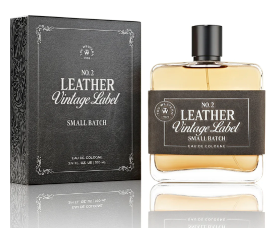Tru Western Leather Vintage Label #2 Small Batch Eau De Cologne - 98085