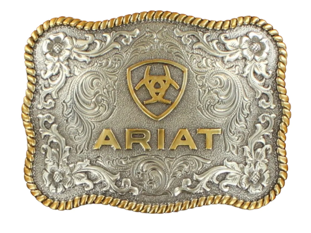Ariat Antique Silver and Gold Buckle - A37007