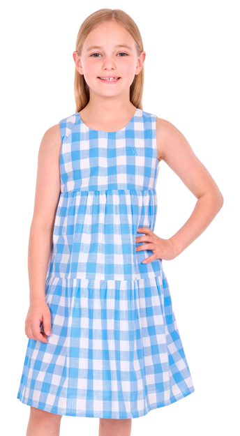 Thomas Cook Girls' Amity Dress - Blue/White - T6S5411073