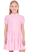 Thomas Cook Girls' Myolie Dress - Rose Pink/White - T6S5412079