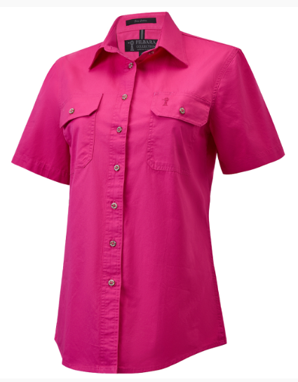 Pilbara Women's Open Front Short Sleeve Shirt - RM600BTS