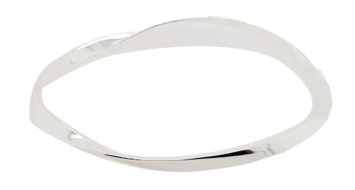 MCJ S/S Flat Twist Bangle 63mm - BG0231