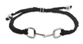 MCJ S/S & Cord Snaffle Bit Bracelet - BB0036