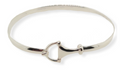 MCJ S/S Single Snaffle Clip Bangle - BG0246