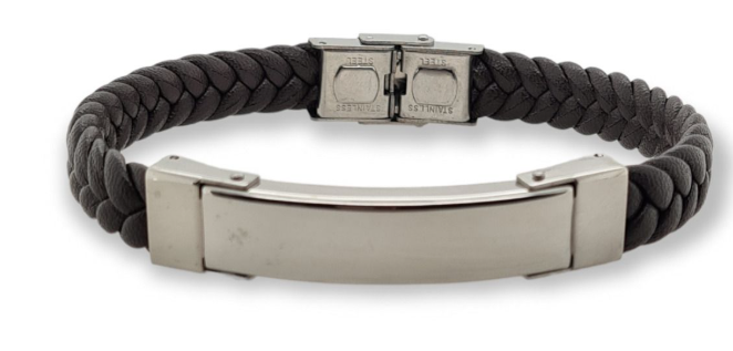 MCJ Stainless Steel & PVC Bracelet - FB0018