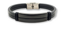MCJ Stainless Steel & PVC Bracelet - FB0023