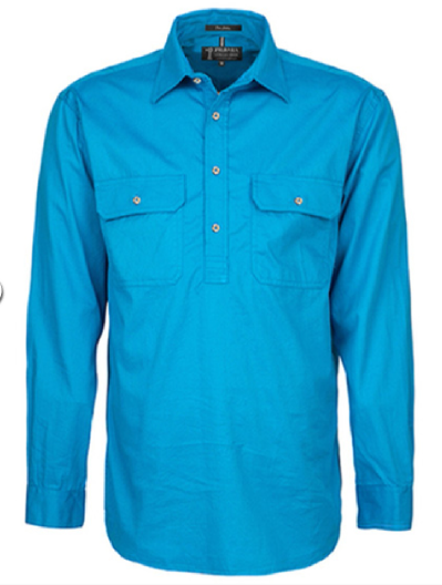 Pilbara Men's Closed Front L/S Shirt RM200CF