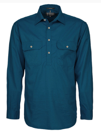 Pilbara Women's Closed Front L/S Shirt RM300CF