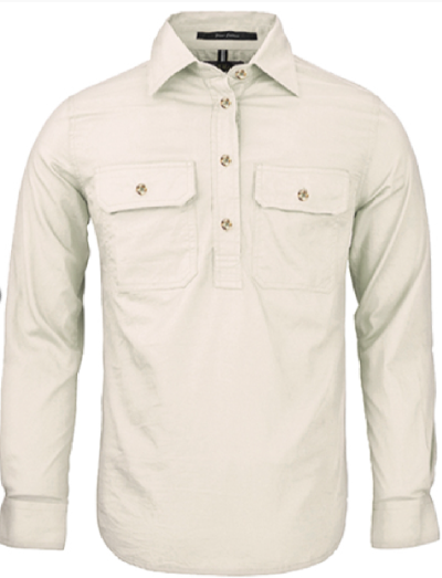 Pilbara Women's Closed Front L/S Shirt RM300CF