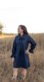 Black Colt Gabby Dress - Navy