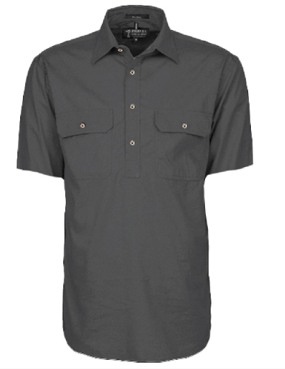 Pilbara Men's Closed Front S/S Shirt RM200CFS