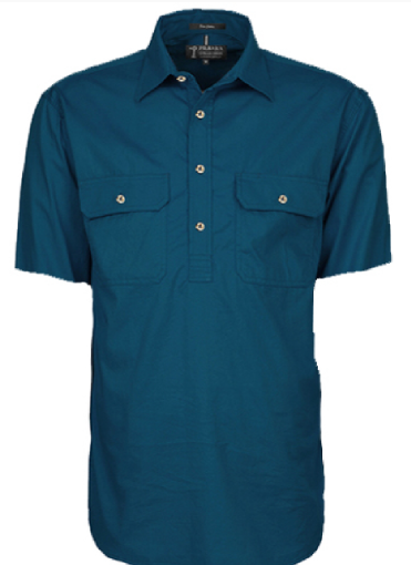 Pilbara Men's Closed Front S/S Shirt RM200CFS
