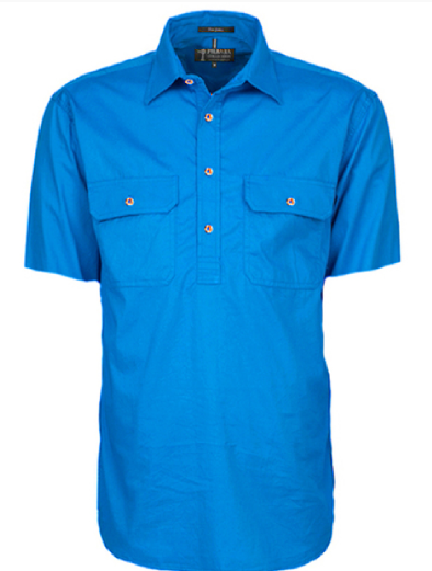 Pilbara Men's Closed Front S/S Shirt RM200CFS