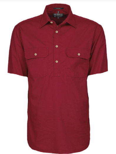 Pilbara Men's Closed Front S/S Shirt RM200CFS