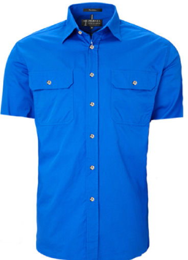 Pilbara Men's Open Front S/S Shirt RM500BTS
