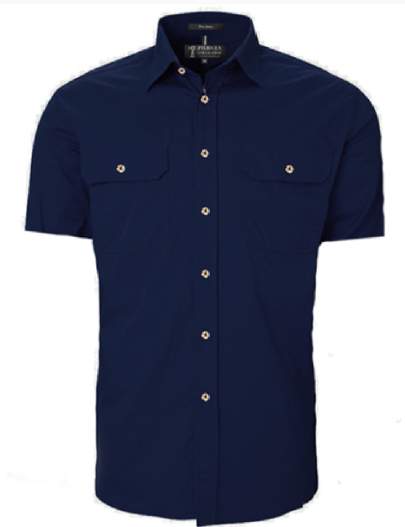 Pilbara Men's Open Front S/S Shirt RM500BTS