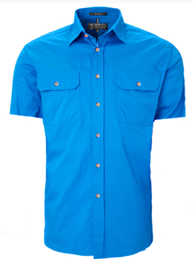 Pilbara Men's Open Front S/S Shirt RM500BTS